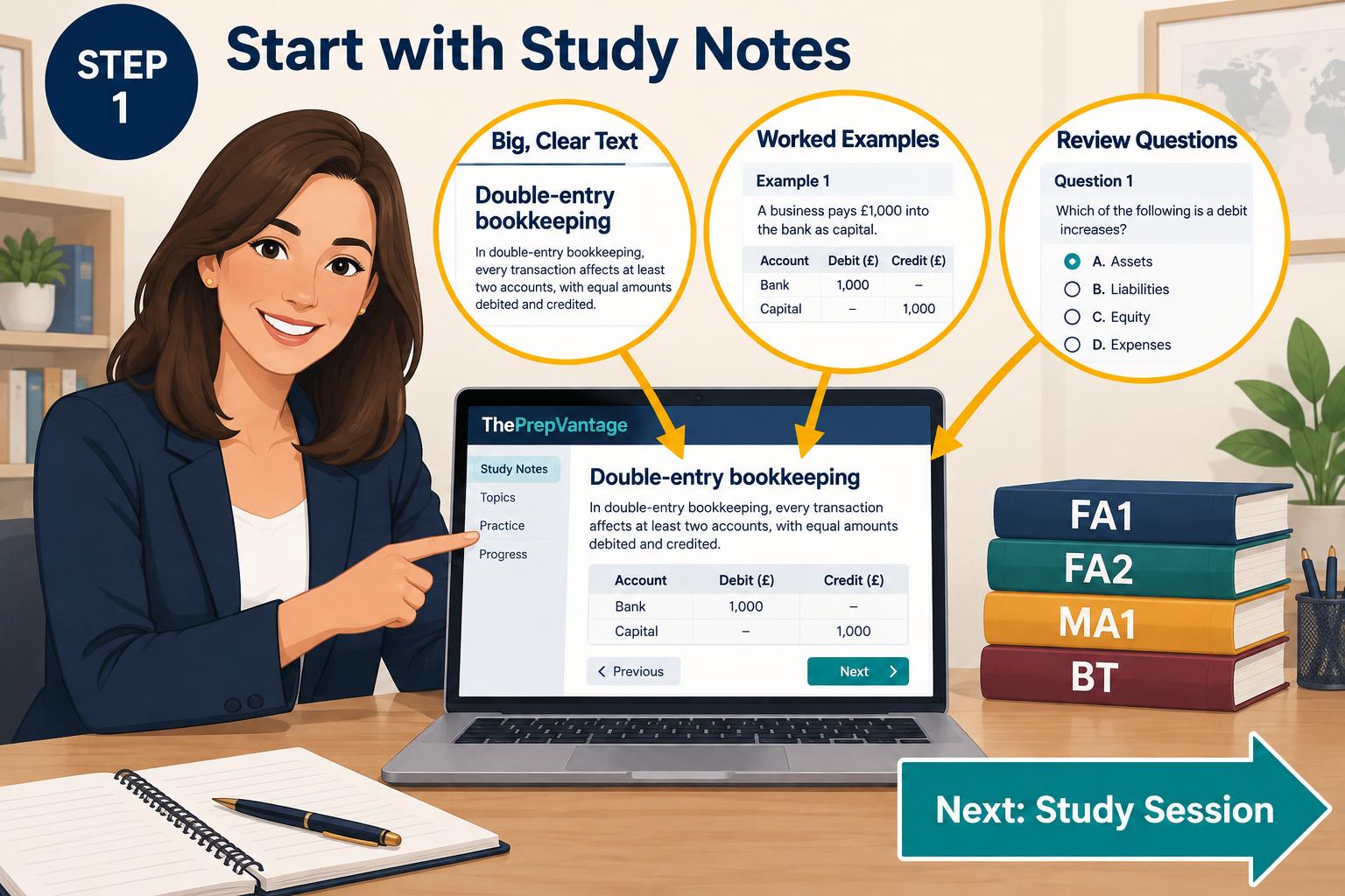 Step 1: Start with Student Notes